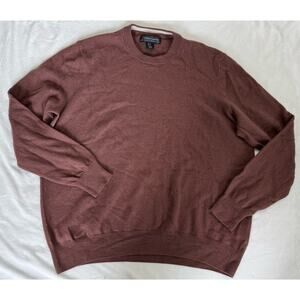 Christian Lacroix Brown 100% Extrafine Merino Wool Pullover Sweater XL